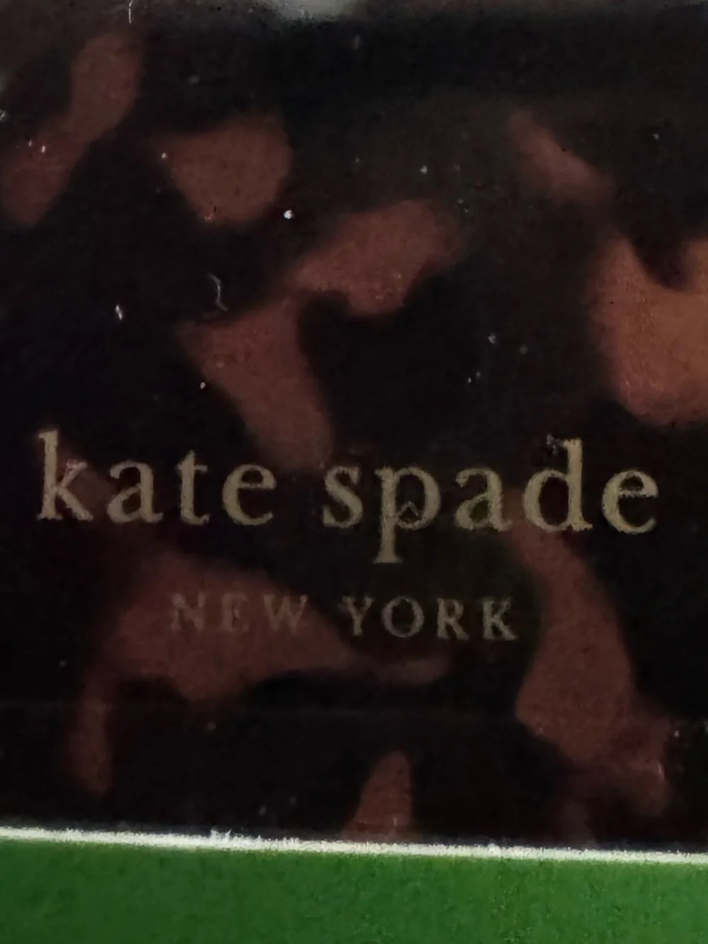 kate ♠️ spade Leopard Print iPhone 16 pro max protective Case - Black & Brown